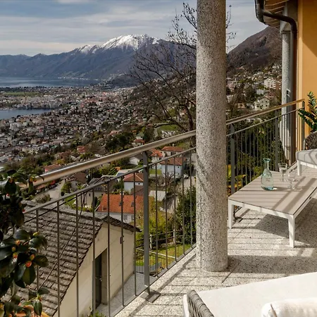 Resa - Lakeview Pool Villa Brione sopra Minusio